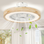 Laelamp ventilaatoriga 50x23 cm puit