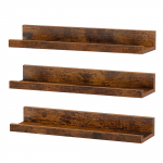 Seinariiulid 3tk  38x10x5cm pruun