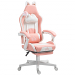 M&auml;nguritool 65x62x116-124 cm Roosa Valge