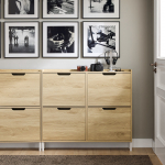 Jalan&otilde;udekapp 4 sahtliga 100 x 19 x 90 cm MDF ja metall