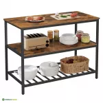 K&ouml;&ouml;giriiul 120 x 60 x 90 cm tumepruun must terasraam