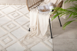 Elutoa vaip Towa 160x230 cm valge reljeefne muster