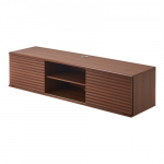 TV alus seinale 152x39x36,8 cm p&auml;hkel liuguksed ja riiulid