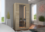 Liugustega Riidekapp MARVIN 120 120x200x58 cm Sonoma