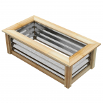 Lillekast puidust 90x45x30 cm H&otilde;be