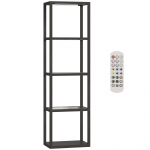 P&otilde;randalamp RGB LED kaugjuhitav 45x29x157 cm must