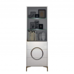 Kappriiul Eva 60 &times; 180 &times; 38 cm valge 3 sahtlit