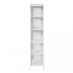 Vannitoa riiul valge 30 &times; 30 &times; 139 cm melamiinlaminaat