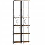 Avatud raamaturiiul 30x30x174.5 cm pruun