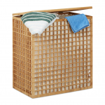 Pesukorv 62 x 56 x 35 cm pruun 2 osaga bambusest