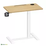 Abilaud 80x45x65-102 cm kuldne tamm ratastel