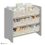 M&auml;nguasjade riiul 30x63x60 cm 9 hoiukasti lastetuppa