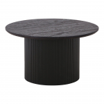House Nordic Boavista diivanilaud 80x45 cm must MDF