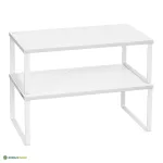V&uuml;rtsiriiul 2 tk 22,9 x 40 x 15,4 cm valge metall