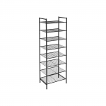 Metallist jalatsiriiul 45 x 31 x 129 cm must