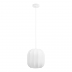 Rippvalgusti Coventry 25 cm valge 120 cm kangasjuhe