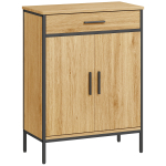 Vannitoakapp sahtliga 60x30x80 cm tamm/must