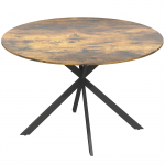 S&ouml;&ouml;gilaud l&auml;bim&otilde;&otilde;t 120 x 75 cm pruun teras ristjalgadega