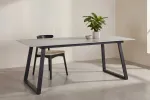 S&ouml;&ouml;gilaud Estelle 200 &times; 90 cm sinterkivi ja teras