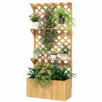 K&otilde;rge lillepott &otilde;ue 76x33x177 cm Looduslik Puit