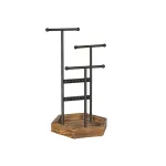 Ehtepuu 20,5x18x36 cm must puitalusega metallist