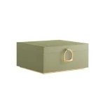 Ehtekarp 2 korrusega 24 x 20,5 x 11 cm roheline metallk&auml;epidemega