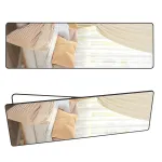 T&auml;ispikk peegel 160 x 50 cm must alumiiniumraamiga