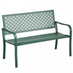 Metallist aiapink 127x63x83 cm tume roheline teras