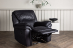 Tugitool recliner Saranda must mikrokiud 120 kg
