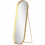 Suur peegel 160 x 50 cm kuldne kaarega metallraam
