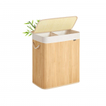 Pesukorv kaanega 52x32x61 cm Looduslik