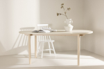 Suur s&ouml;&ouml;gilaud Andy 180x90 cm valge pesu MDF
