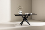 Diivanilaud Piazza 60x100 cm must MDF-materjal elutuppa