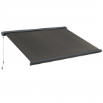 Elektriline varikatus 300 x 250 cm tumehall puldiga