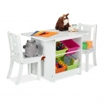 Lastem&ouml;&ouml;bli komplekt 75 x 46 x 52 cm valge 2 tooli