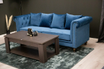 Sinine diivan Velvet 217x88 cm sinine