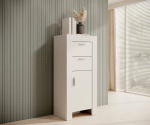 Sahtlitega kummut CESIRO 60x131x42 cm Valge