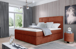Voodi Meron 180X200 180x115x215 cm Helepruun