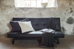 Lahtik&auml;iv diivanvoodi Bodil 180x55 cm Must
