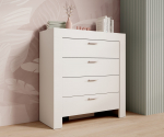 Sahtlitega kummut CESIRO 100x106x42 Valge
