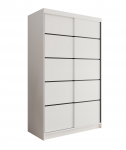 Garderoob Lizi 120 120x200x58 cm Valge