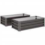 Peenrakastid 110 &times; 50 &times; 30 cm tumehall 2 tk