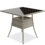 Aialaud Yoro 80x80 cm hall pol&uuml;rattan turvaklaas