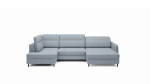 Nurgadiivan Berrto 306x100x165 cm Sinine