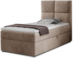 Voodi Rivia 90x200 90x108x209 cm Helepruun