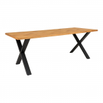 S&ouml;&ouml;gilaud Bordeaux 95x200x75 cm helepruun