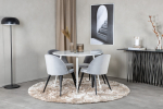 S&ouml;&ouml;gilaua komplekt Plaza 100 cm helehall &uuml;marlaud