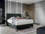 Voodi Cortina 180x200 198x130x215 cm Tume Roheline