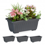 Lillekastide komplekt 4 tk 14 x 34 x 18,5 cm