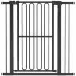 Koerav&auml;rav 76-104 x 104 cm must teras ja plastik